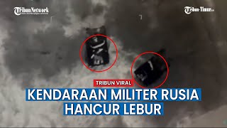 Kendaraan Lapis Baja Dibombardir Pasukan Ukraina, Rusia Rugi Besar?