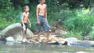 creek swimming