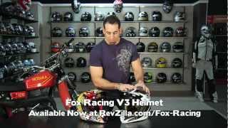 Fox Racing V3 Helmet Review at RevZilla.com