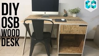 DIY OSB WOOD DESK/ ESCRITORIO MADERA OSB