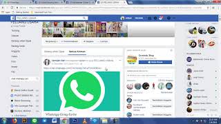 Cara menemukan ratusan Link Grup WhatsApp bermodalkan Facebook