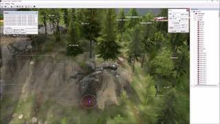 SpinTires Editor - Trees on the rocks (by Psix19rus)