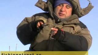 Зимняя блесна. Часть 3 - проводка «работа кивком»