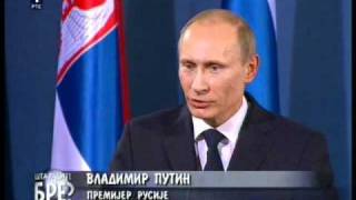 Putin, pocasni gradjanin Kosova, ostao bez teksta