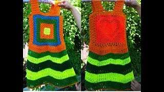 Лето в самом разгаре!  Сарафанчик  Обзор Как я его вязала