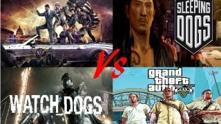 GTA 5 Vs Watch Dogs Vs Sleeping Dogs Vs Saints Row IV