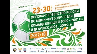 Юноши. Радий - СШ ЦДЮС Мытищи. Оргхим-первенство России по мини-футболу 2000-2001 г.р.