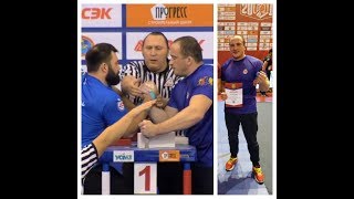 Денис Митин серебрянный призер Чемпионата России по армрестлингу  2019 г. часть 1