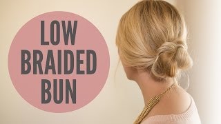 Easy Low Braided Bun