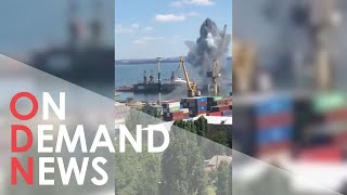 Russian Missiles Strike Odesa Port 12 Hours After Export Deal Agreed