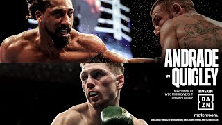 BEFORE THE BELL | ANDRADE vs. QUIGLEY UNDERCARD LIVESTREAM