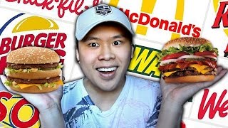 THE FAST FOOD CHALLENGE!!!