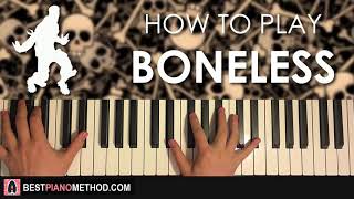 HOW TO PLAY - FORTNITE DANCE - BONELESS (Piano Tutorial Lesson)