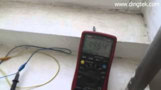 High Resolution Capacitance Level Sensor F330 Test