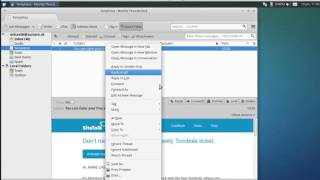 Creating an email template in Thunderbird without extension