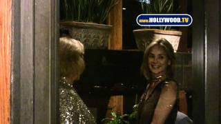 Sharon Stone At Madeo Restaurant