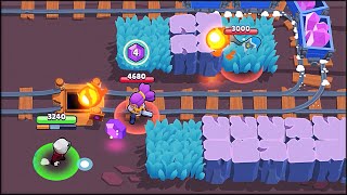 Brawl Stars - Gem Grab: Minecart Madness - Brawler: Crow