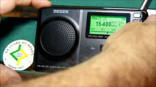 DEGEN DE1129 - Teste em Ondas Curtas