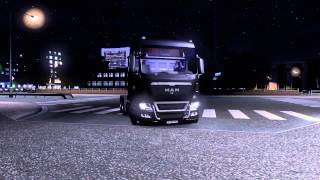 ETS 2 mod: MAN TGX Blue Interior Light