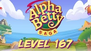 AlphaBetty Saga Level 167 - ★★★