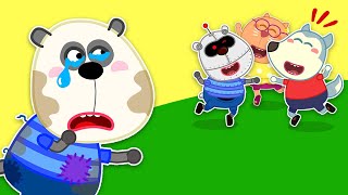 Wolfoo Japan ★ ウルフーミの友達のロボットのコピーに関する面白い話 ★ 子供向け動画