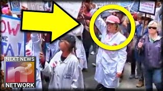 Look Who Was Just Spotted At This Anti-Trump March - This CONFIRMS Everything