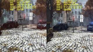 Deus Ex Mankind Divided / In-game Benchmark DX11vsDX12 Fast As Possible GTX 970 OC