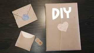 DIY - Чай, конверт, книга и крафт-бумага ♥