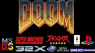 Doom DOS vs SNES vs 32x vs Jaguar vs 3DO vs PS1 vs Saturn vs GBA
