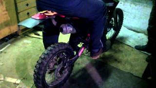 Отсечка на ттр 125.Не настроено зажигание,клапана и карб))