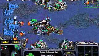 StarCraft Brood War [FPVOD]  Strelok 2v2 Отчаянная битва за каждый экспанд