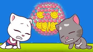 ТОМ бег ЗА СЛАДОСТЯМИ #2 Играем с кошкой Анжелой