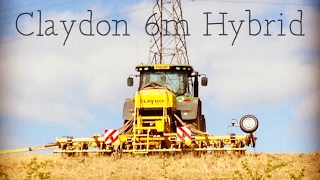 John Deere 8270R & Claydon 6m Hybrid direct drill