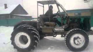 Самодельный трактор,Self-made tractor,Homemade tractor,自家製トラクター