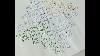 diy rangoli with dots||muggulu by ratna