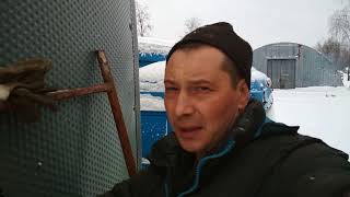 Дальнобой зимой...ремонт генератора и замена ремня на TERMO KING SLX 300
