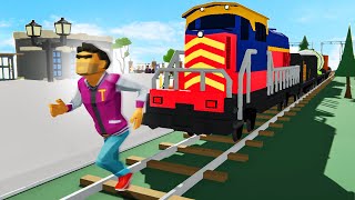TRAIN CRASH ESCAPE SIMULATOR 2018! (Beware of Trains)