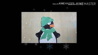 Пингвин, поделка зимняя, новогодняя!
New year crafts made of colored paper for children!