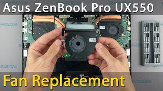 Asus ZenBook Pro UX550VE Fan Replacement