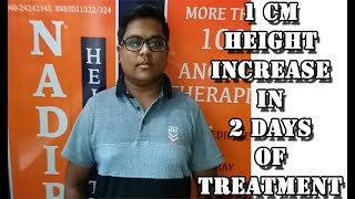 1 cm Height Increase in 2 Days of Treatment @Nadipathy