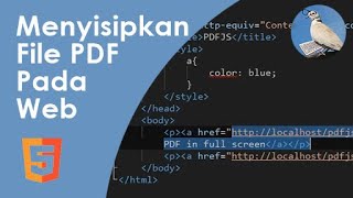 Cara menyisipkan file PDF pada halaman web dengan menggunakan PDFJS