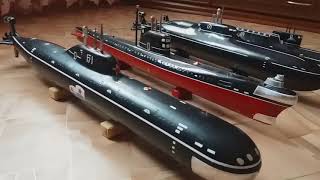 Модели подводных лодок моей службы на ТФ. 671 РТМ, БУКИ -641, 971, 667 БДРМ.