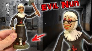 ЛЕПИМ МОНАХИНЮ из игры EVIL NUN  И ЕЁ ПИТОМЦА  | The NUN CLAY TUTORIAL