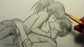 How to Draw People Kissing [Pose]