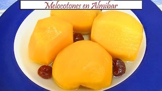Melocotones en almíbar | Receta de Cocina en Familia