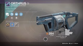 Destiny 2- Orthrus New Legendary Omolon Grenade Launcher