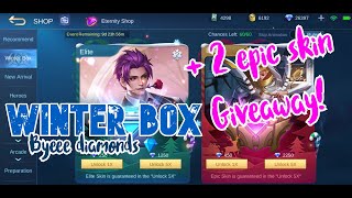 [Mobile Legends] Winter Box Event | Epic Skins Giveaway