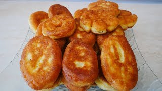 Пирожки с абрикосами из творожного теста  Жареные пирожки НОВИНКА !!! БЕЗ ДУХОВКИ Быстро и Вкусно