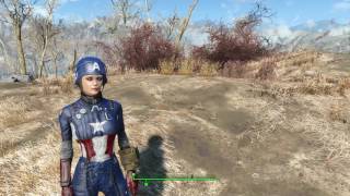 FALLOUT 4 MODS CAPTAIN AMERICA ARMOR AND HELMET