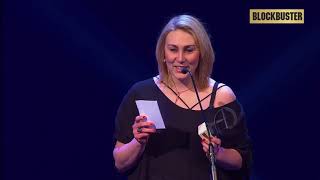 Robert Prisen 2018 - Årets sminkør synger sin takketale - Katrine Tersgov